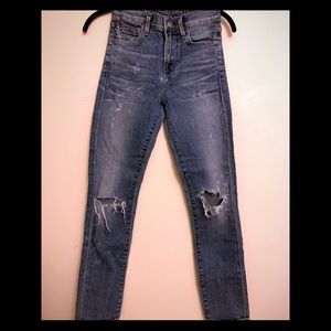 Citizens of Humanity Rocket Crop Distressed Jeans